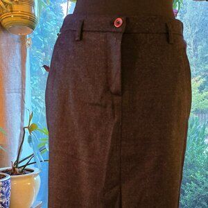 French Connection Gray Wool Pencil Skirt 6